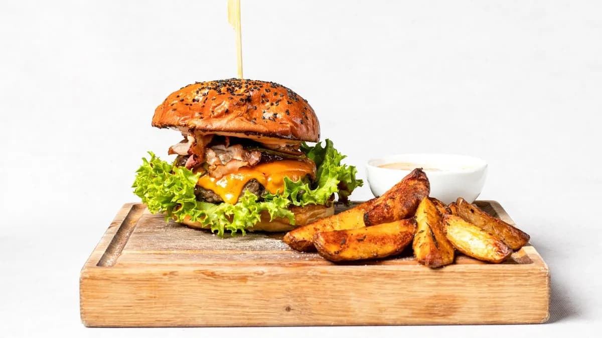 Burger surf & turf 🌶