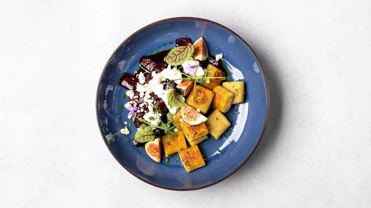 Gnocchi z karmelizowanymi burakami