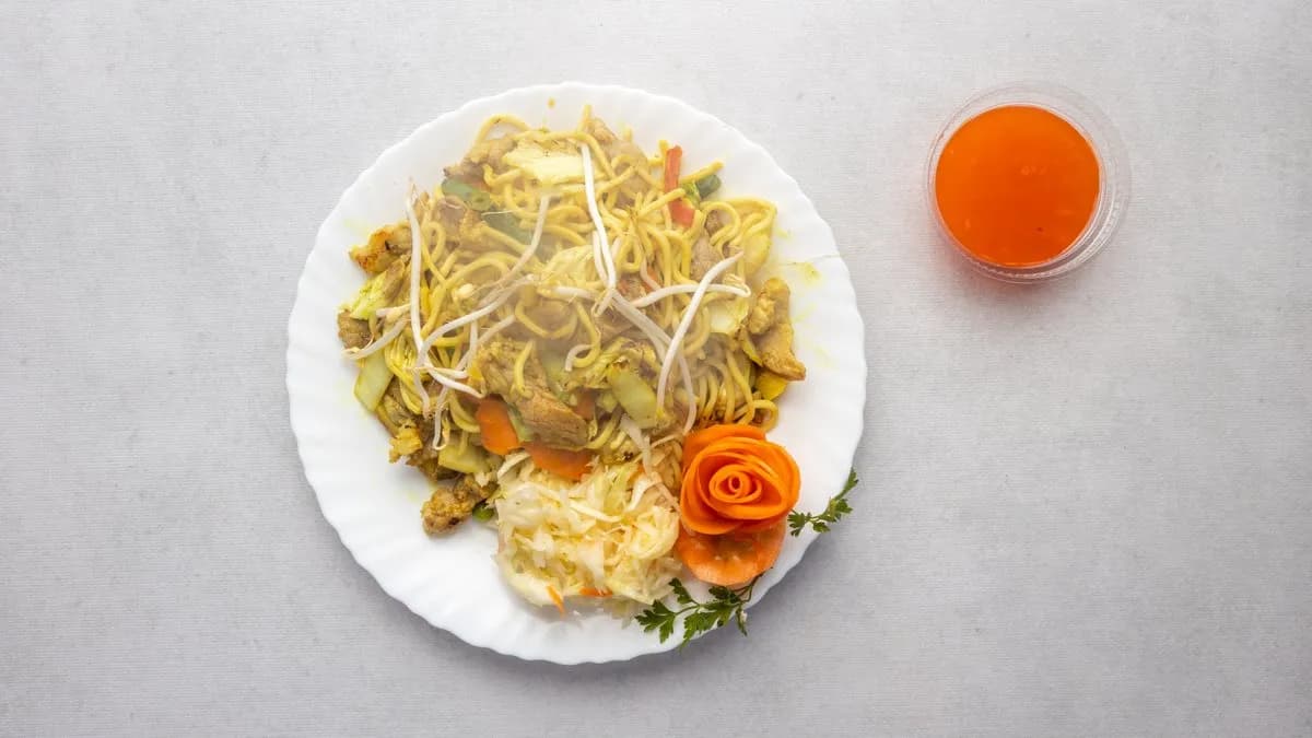 Makaron sojowy smażony