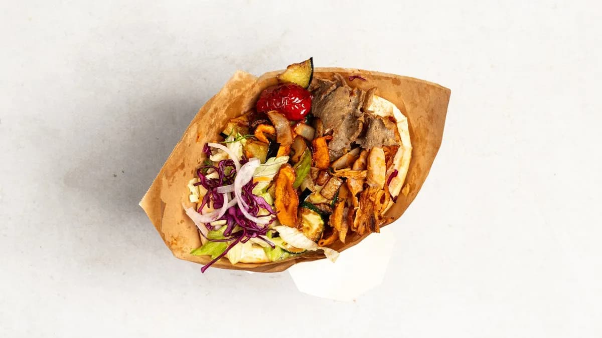 Kebab box gemuse