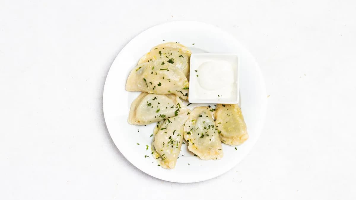 Pierogi szpinak feta