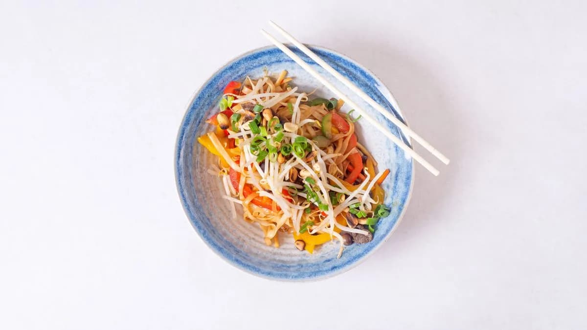 Makaron ryżowy smażony