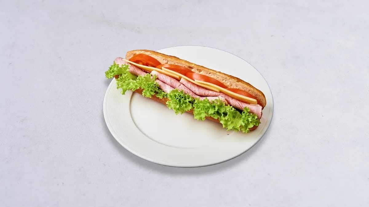 Sandwich z szynką i serem