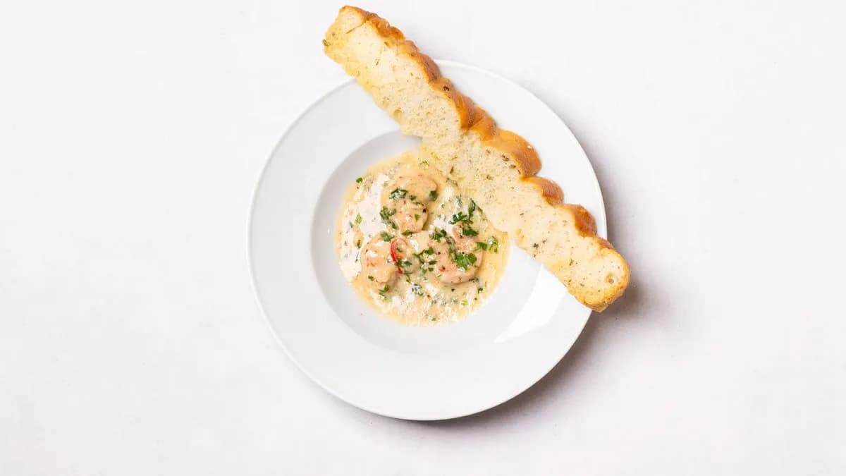 Krewetki w parmezanie