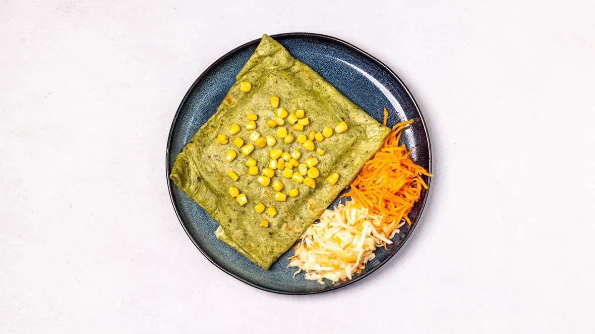 Naleśnik wytrawny nr 7 - zielony (vege)