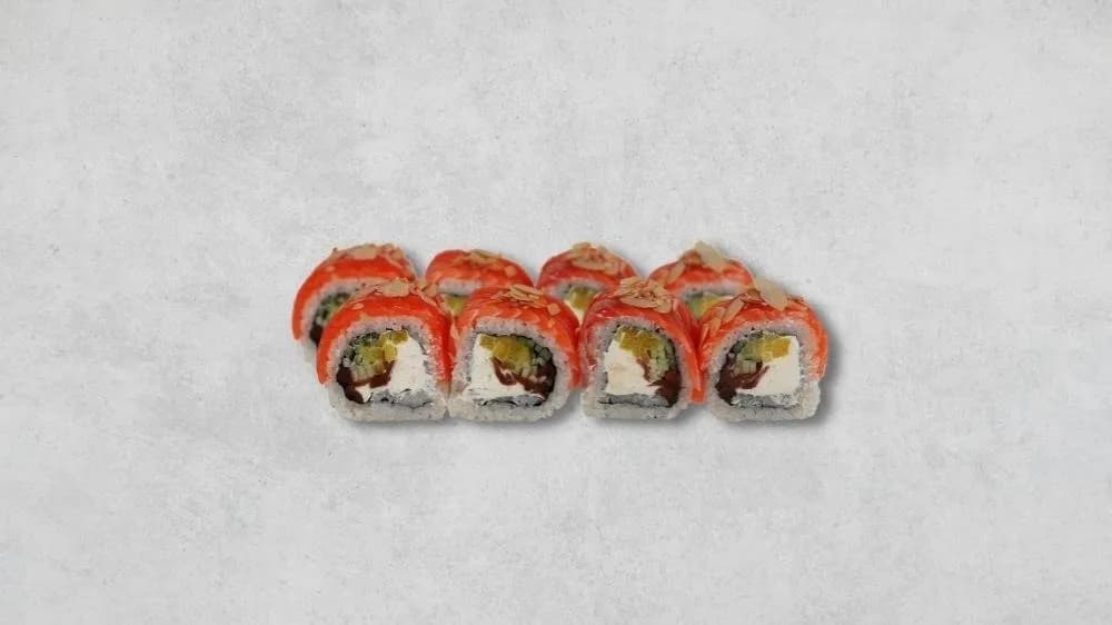 Sake roll z migdałami