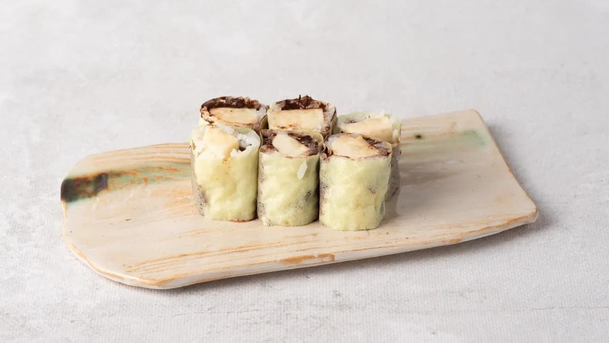 Sweet banana roll