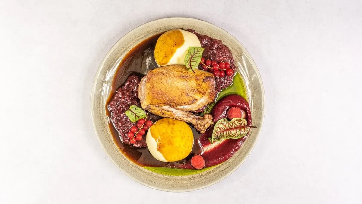 Kacze udko konfitowane