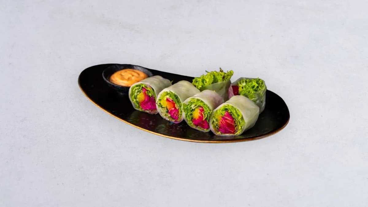 Paper rolls Łosoś gravlax