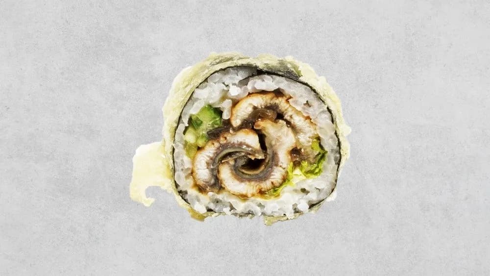 Tempura maki - węgorz