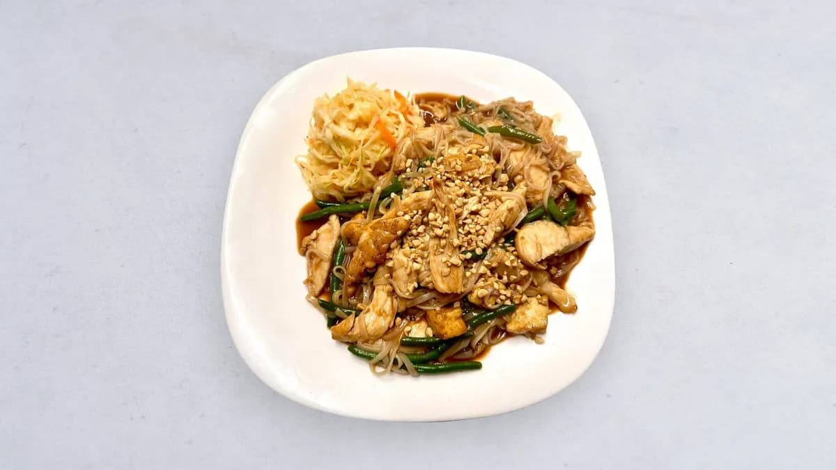 Pad thai z krewetkami