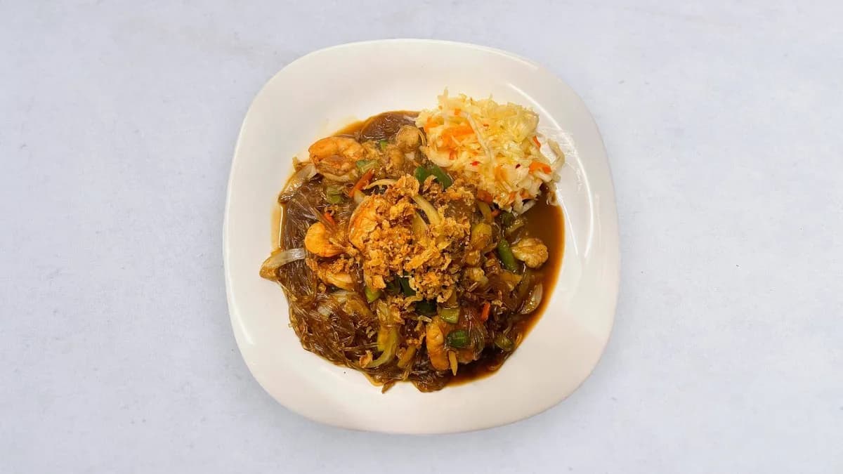 Makaron z wieprzowiną