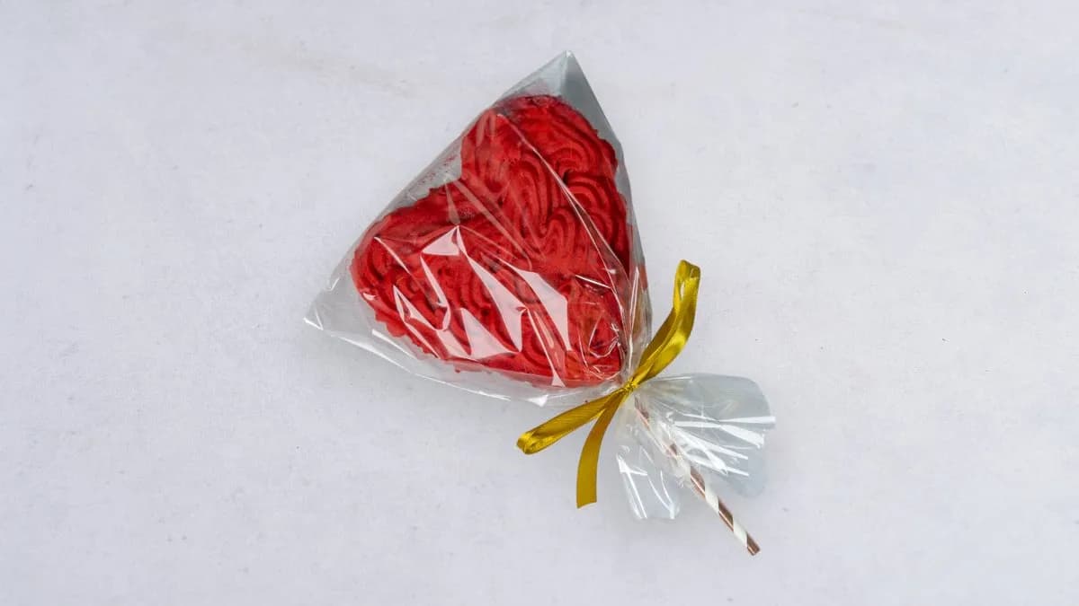 Zestaw 2 lizaków bezowych