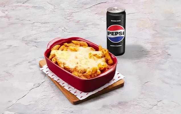 ZAPIEKARON CHEESY MARGHERITA W ZESTAWIE