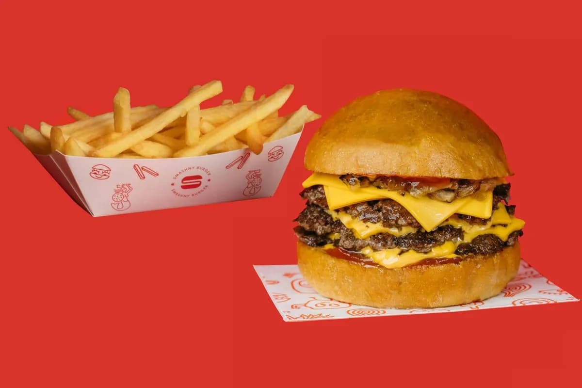 Triple Smashed + Frytki