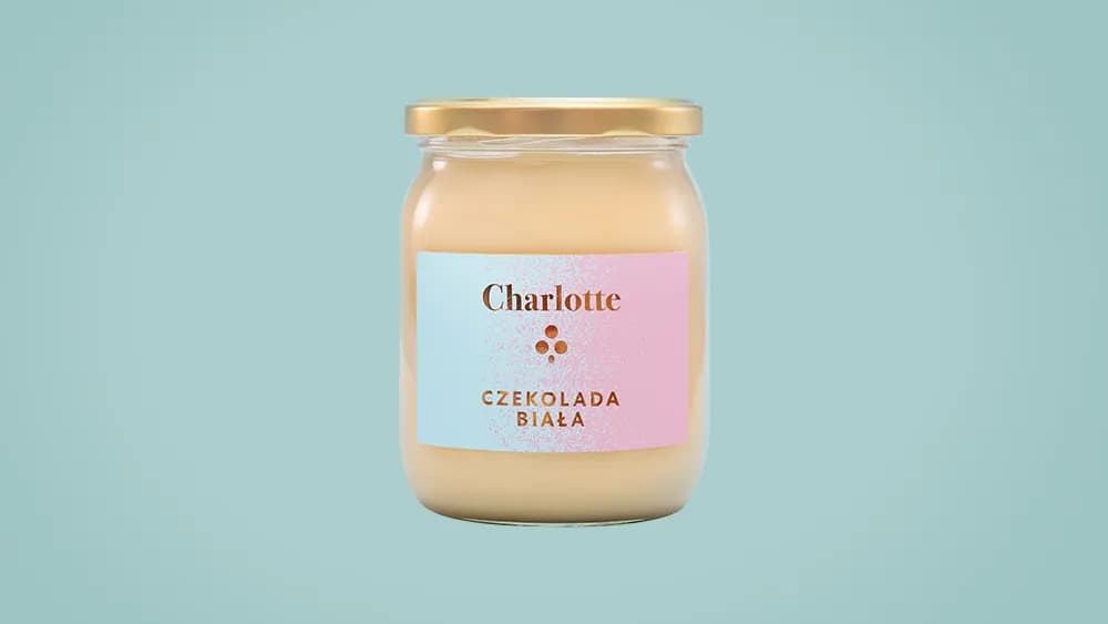 Krem Charlotte z białej czekolady mini