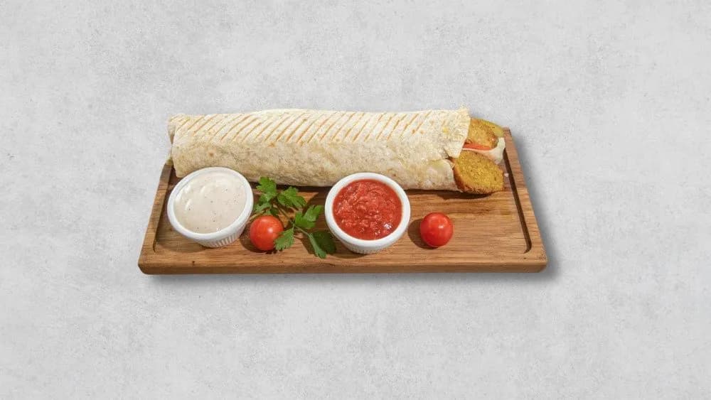 Falafel rolada z serem lub hummusem