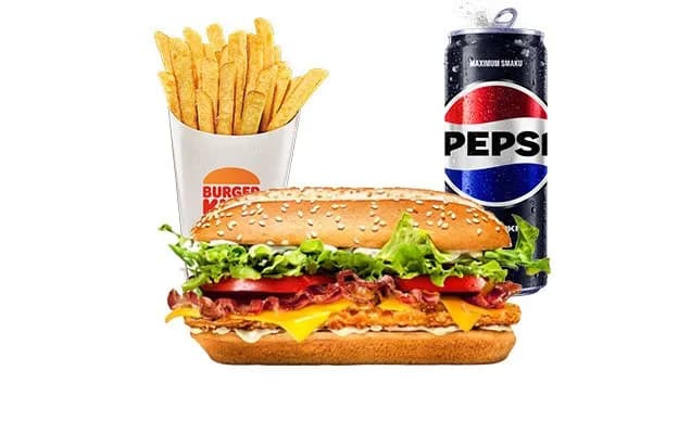 Bacon&Cheese Chicken Royal Zestaw