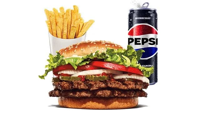 Double Whopper Zestaw