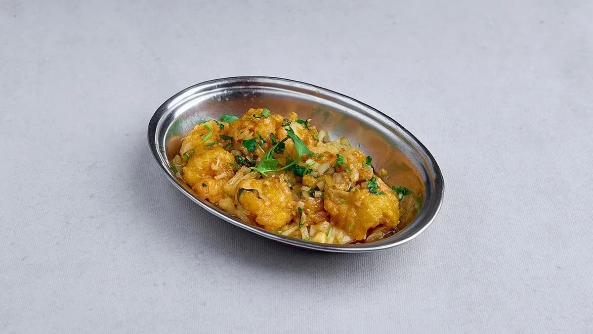 Ghingri bhaaja krewetki 🌶️