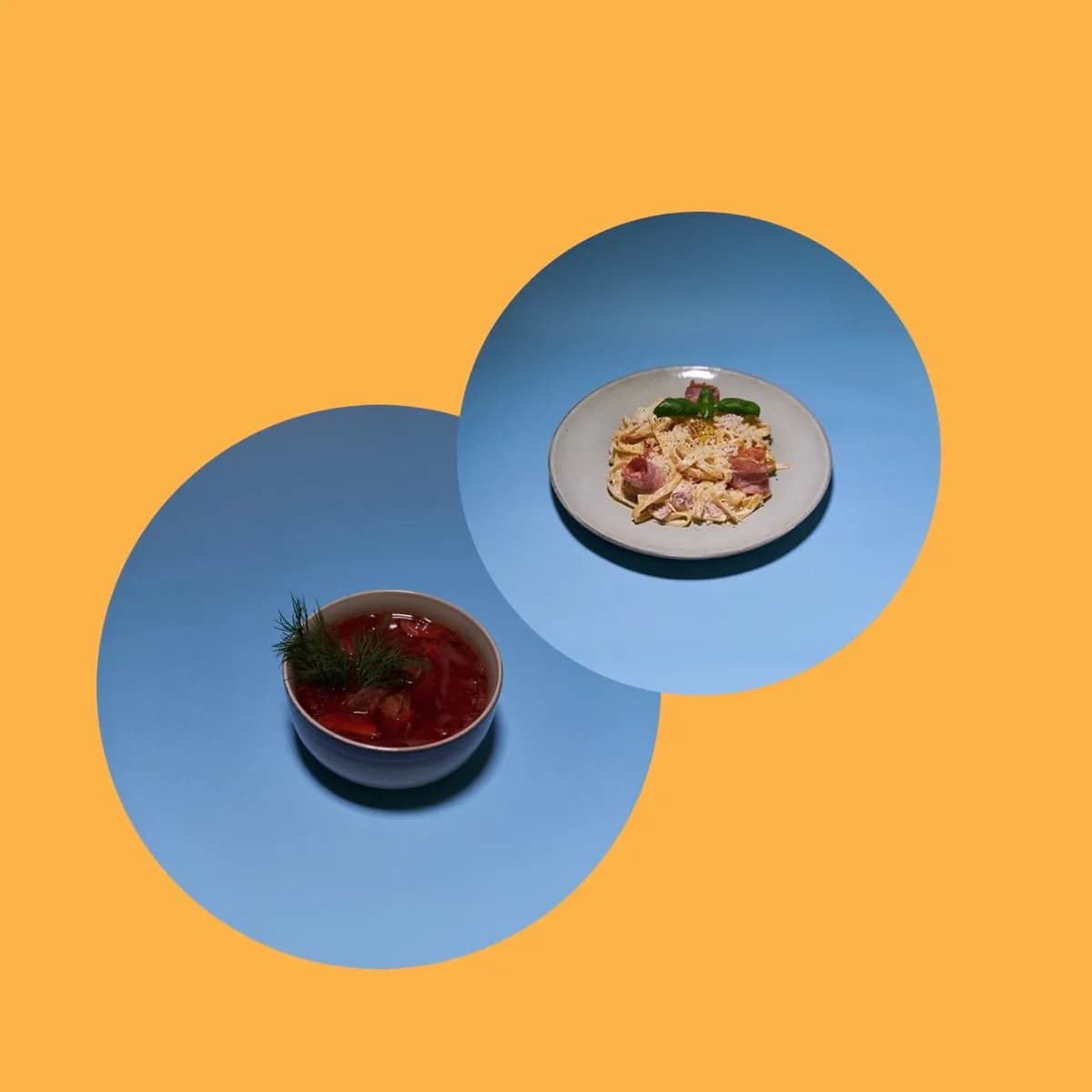 Zupa do wyboru + Tagliatelle Carbonara