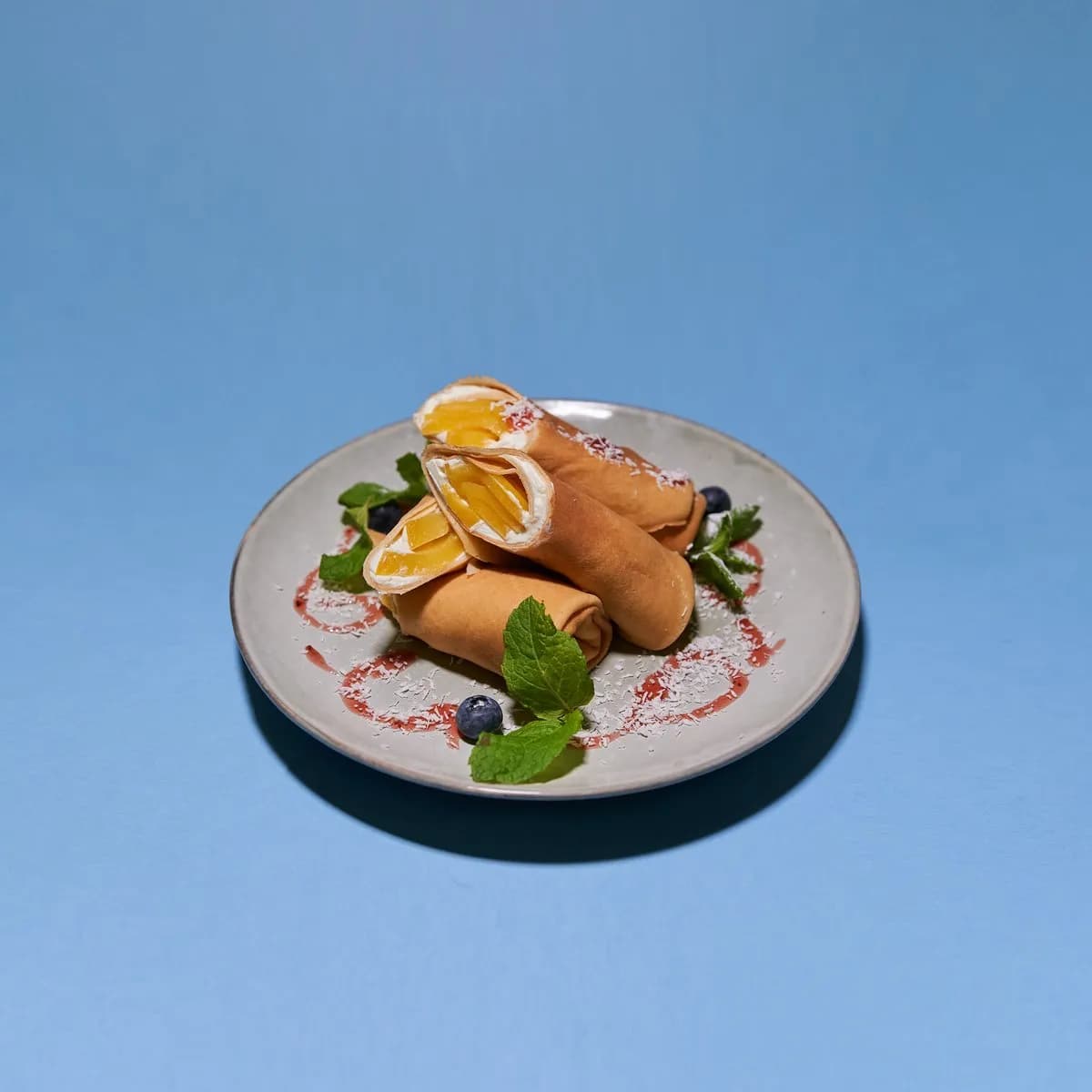 Naleśniki z Mascarpone i Brzoskwinią (2 szt.)