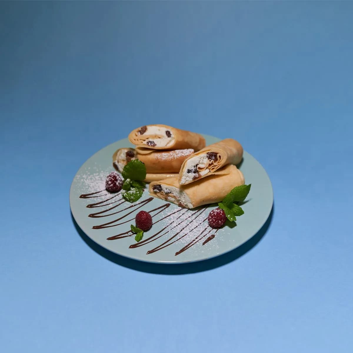 Naleśniki z Twarogiem i Rodzynkami  (2 szt.)