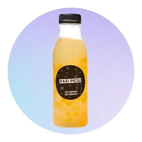 BUBBLE TEA LEMONIADA MARAKUJA BUTELKA