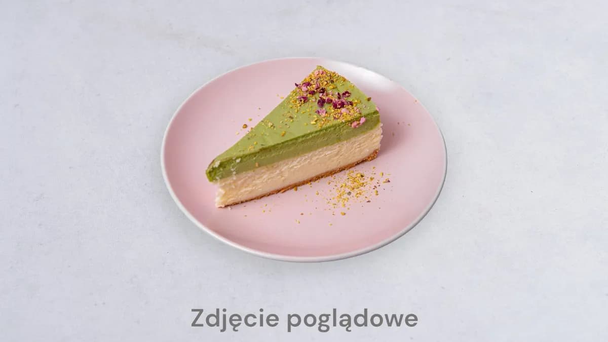 Sernik pistacjowy