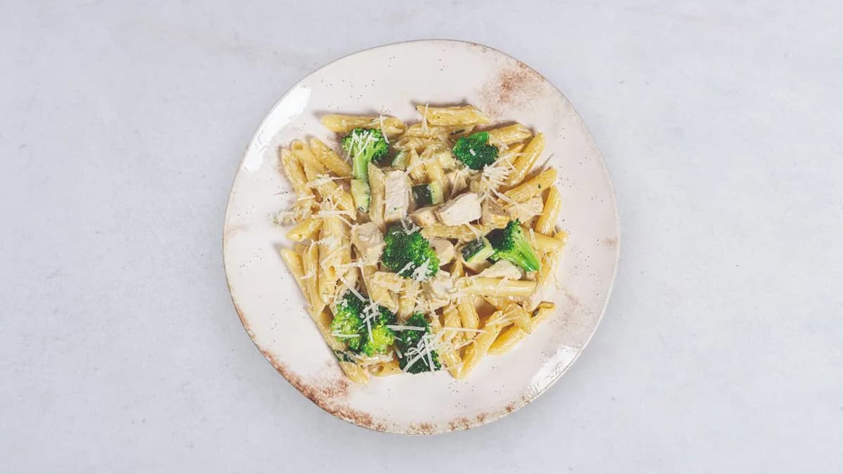 Penne z brokułami