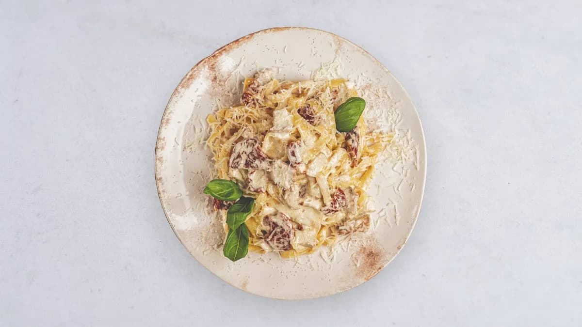 Tagliatelle z kurczakiem