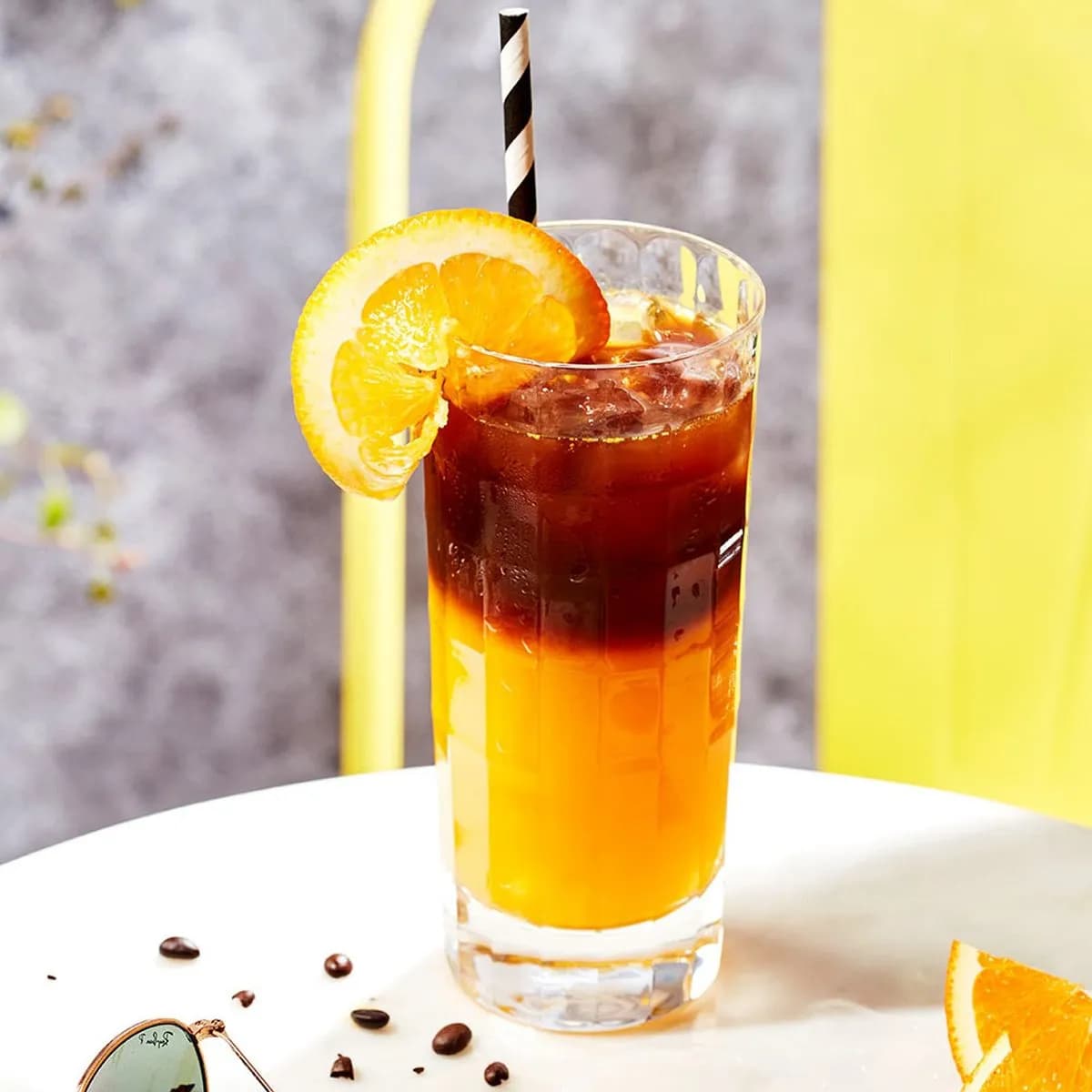 Bumble coffee z sokiem pomaranczowym