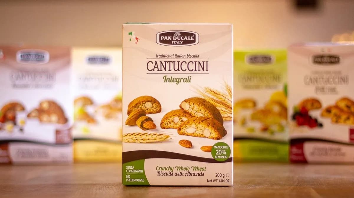 Cantuccini razowe z migdałami