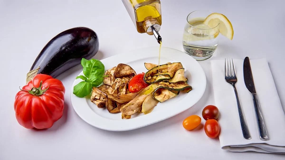 Verdure alla griglia con aglio e precemolo