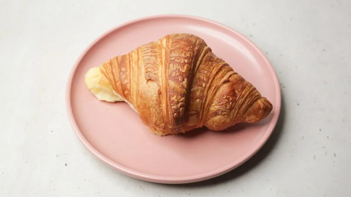 Croissant wanilia / malina