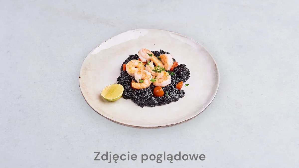 Risotto nero z kalmarami
