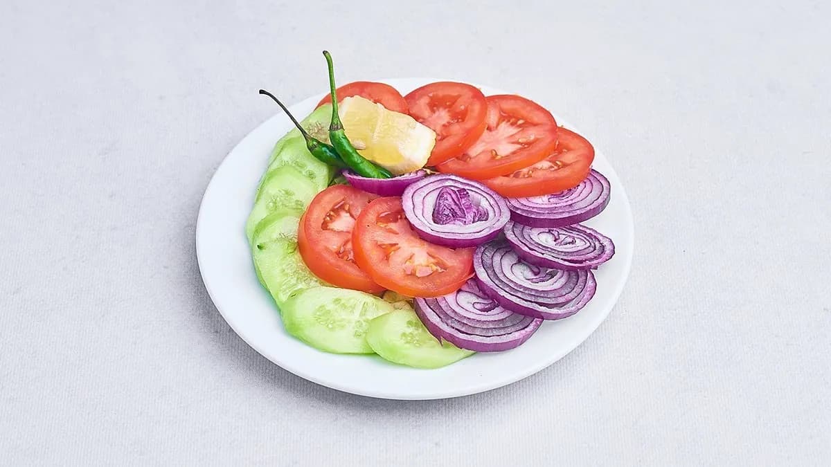 Green salad veg