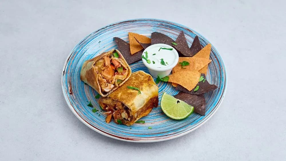 Burito Tinga de pollo