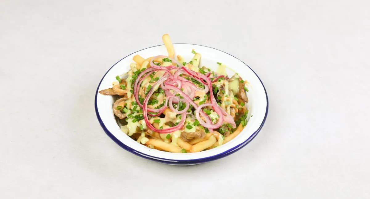 Philly cheese steak fries