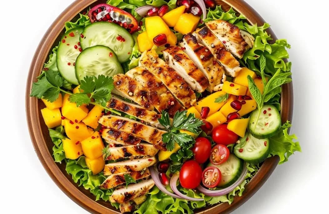 Sałatka z Grillowanym Kurczakiem