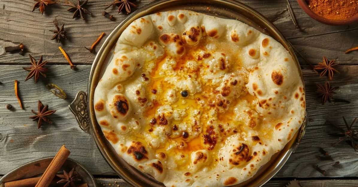 Golden Butter Naan