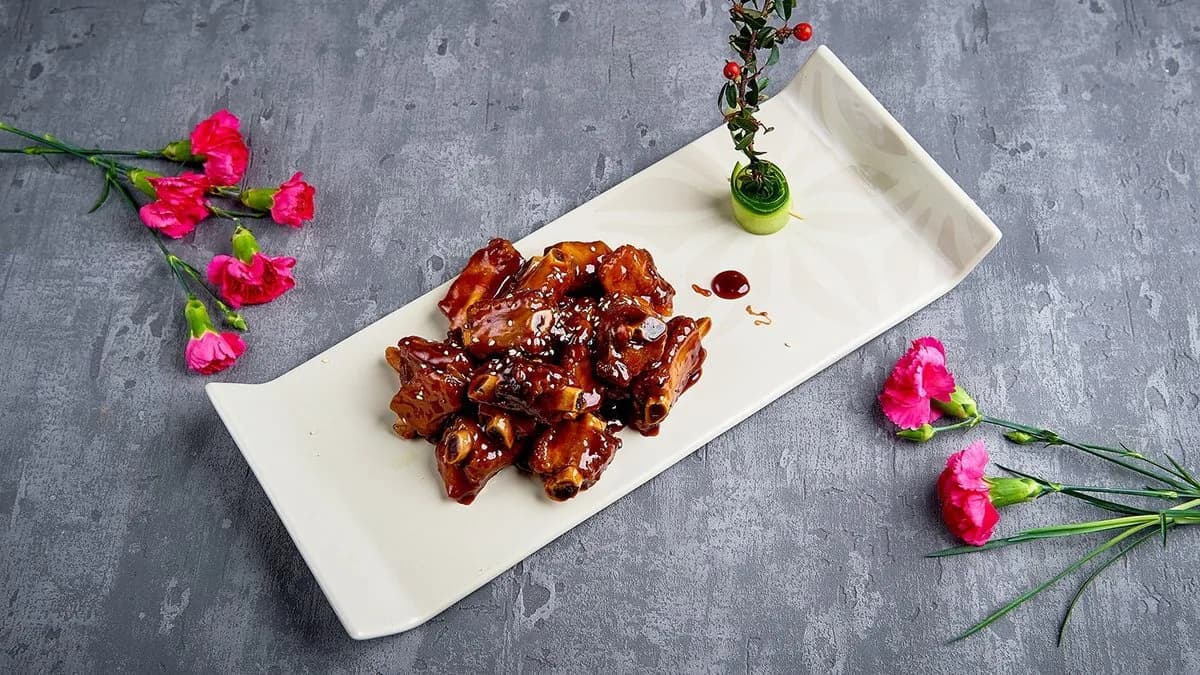 Żeberka w sosie słodko-kwaśnym