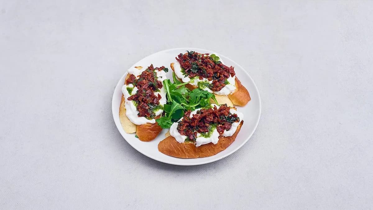 Bruschetta burrata