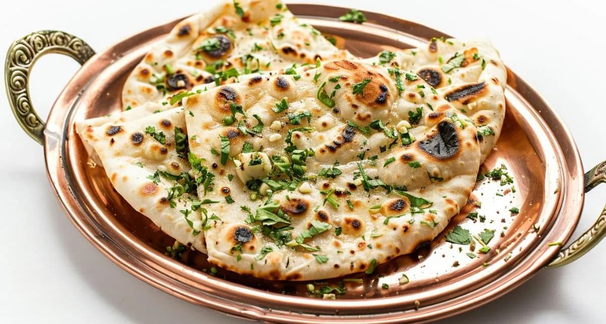 Czosnkowy naan