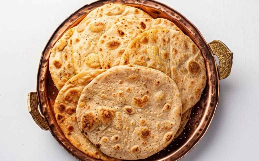 Słodki naan z serem