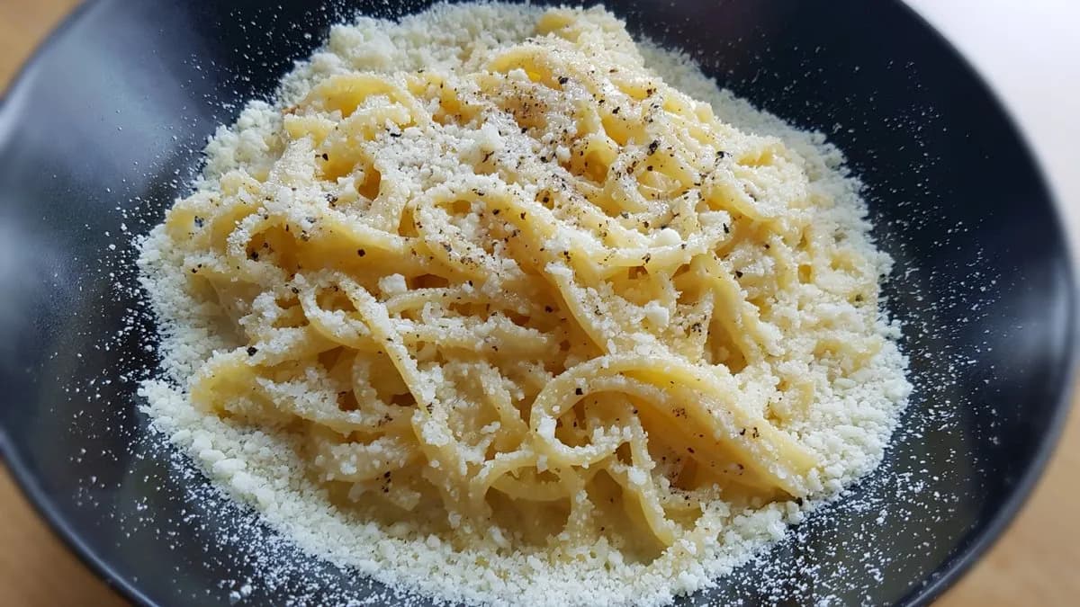 Spaghetti cacio e pepe