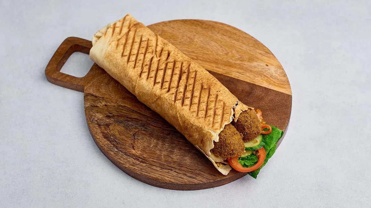 Falafel na cienkim cieście