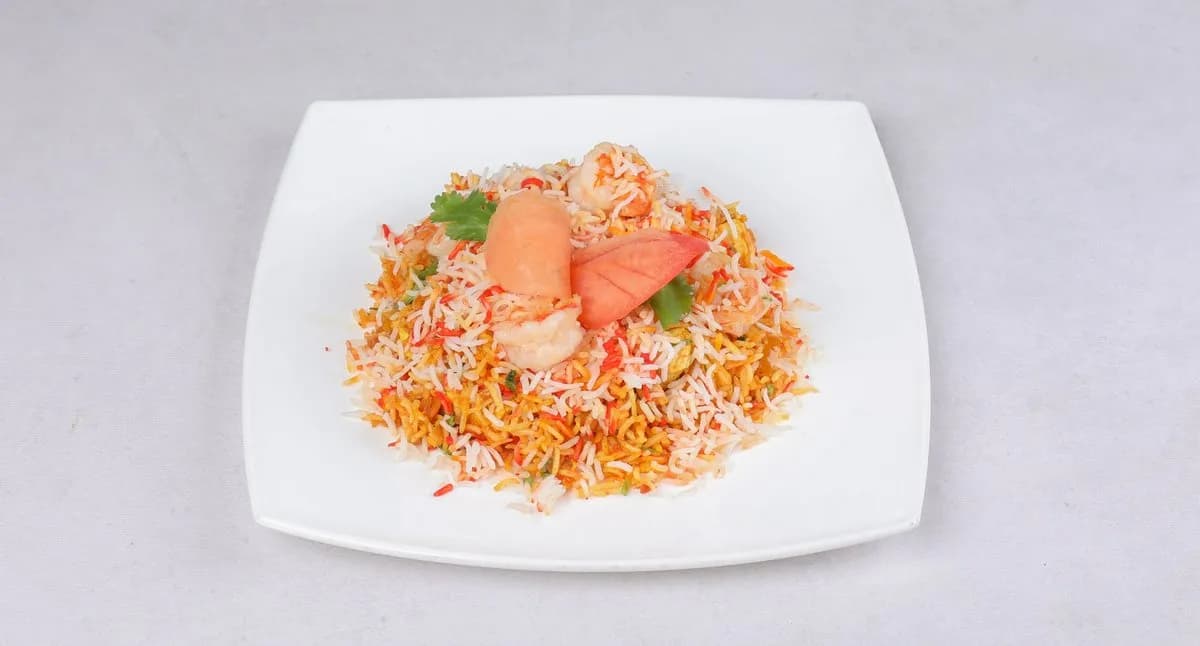 Prawns biryani