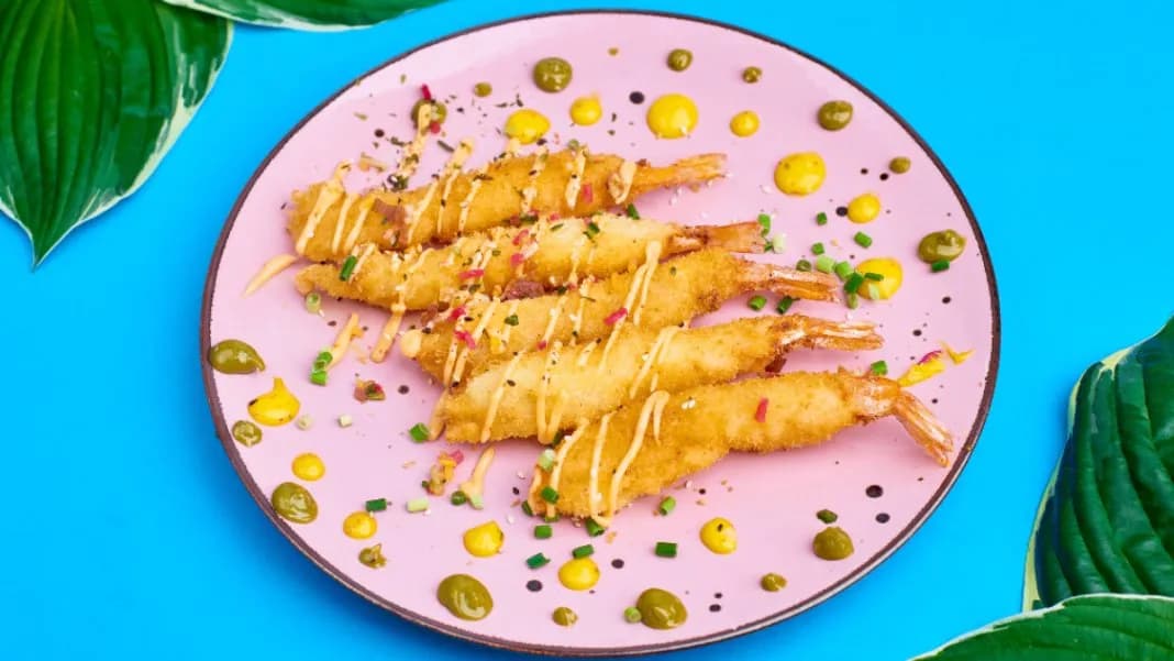 Chrupiąca Krewetka Box & Sweet chilli Mayo