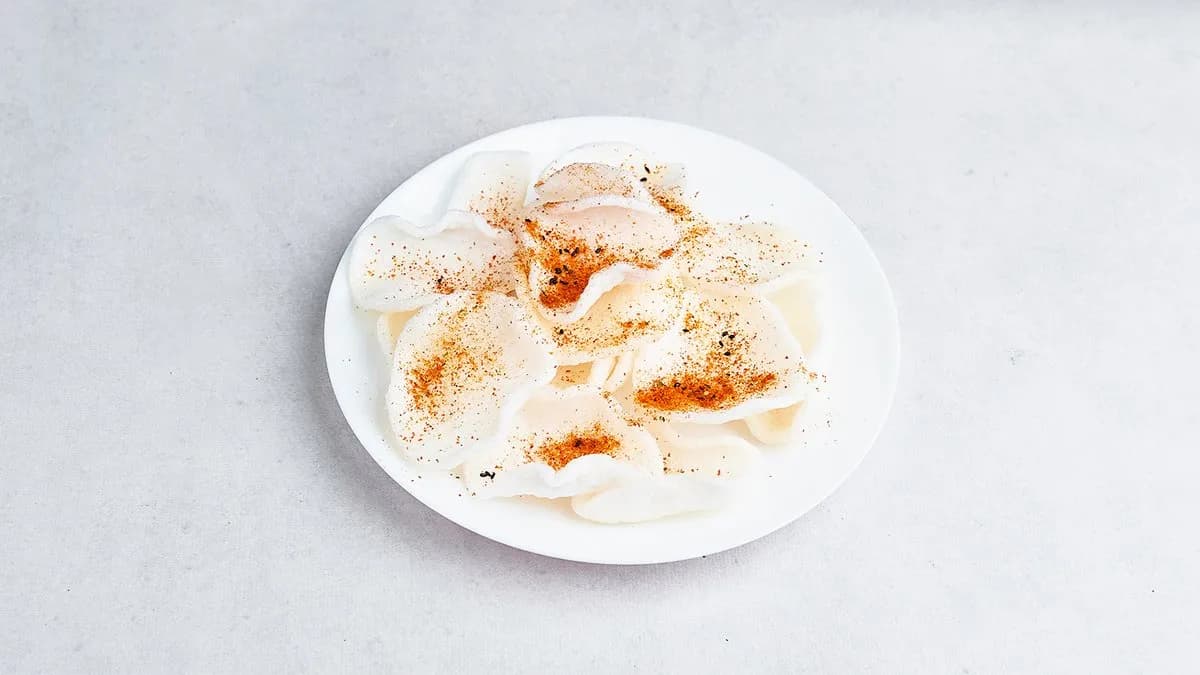 Chipsy krewetkowe w posypce togarashi